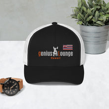 Charger l'image dans la galerie, Genius Lounge original Hawaiian flag logo Trucker Cap