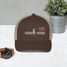 Charger l'image dans la galerie, Genius Lounge original Hawaiian flag logo Trucker Cap