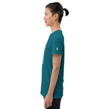 Загрузить изображение в средство просмотра галереи, Genius Lounge original Hawaiian rainbow logo Short Sleeve T-Shirt