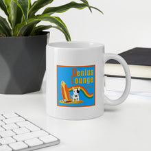 Load image into Gallery viewer, Genius Lounge original Hawaiian rainbow logo Mug