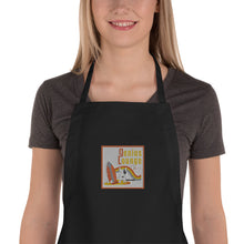 Load image into Gallery viewer, Genius Lounge original Hawaiian rainbow logo Embroidered Apron