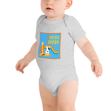 Загрузить изображение в средство просмотра галереи, Genius Lounge original rainbow logo Baby bodysuits Rainbow