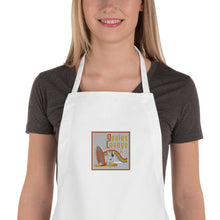 Load image into Gallery viewer, Genius Lounge original Hawaiian rainbow logo Embroidered Apron