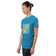 Загрузить изображение в средство просмотра галереи, Genius Lounge original Hawaiian rainbow logo Short Sleeve T-Shirt