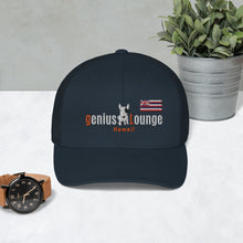 Charger l'image dans la galerie, Genius Lounge original Hawaiian flag logo Trucker Cap