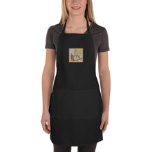 Load image into Gallery viewer, Genius Lounge original Hawaiian rainbow logo Embroidered Apron