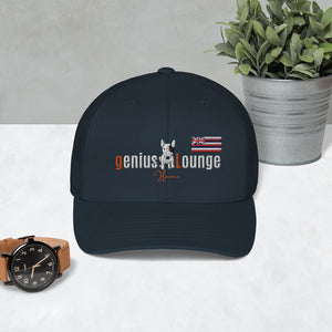 Genius Lounge original Hawaiian logo Trucker Cap