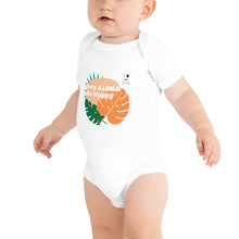 画像をギャラリービューアに読み込む, Genius Lounge original logo Baby Bodysuits -Hawaiian Leaves
