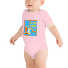 Load image into Gallery viewer, Genius Lounge original rainbow logo Baby bodysuits Rainbow
