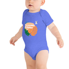 Load image into Gallery viewer, Genius Lounge original logo Baby Bodysuits -Hawaiian Leaves
