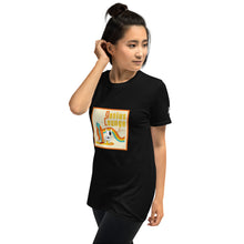 Load image into Gallery viewer, Genius Lounge original Hawaiian rainbow logo Short-Sleeve Unisex T-Shirt
