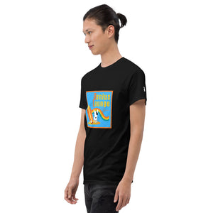 Genius Lounge original Hawaiian rainbow logo Short Sleeve T-Shirt