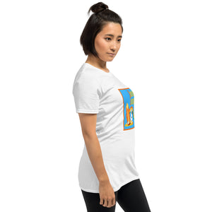 Genius Lounge original Hawaiian rainbow logo Short-Sleeve Unisex T-Shirt